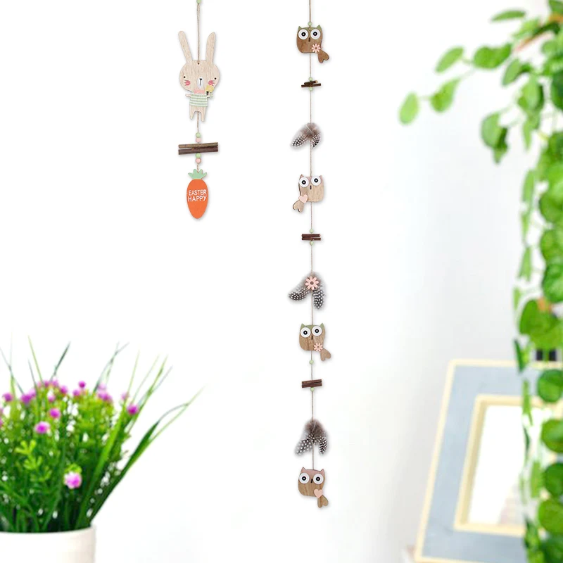 

Home Decoration Owl Rabbit Window Bedroom Long Pendant Car Key Hanger Jewelry