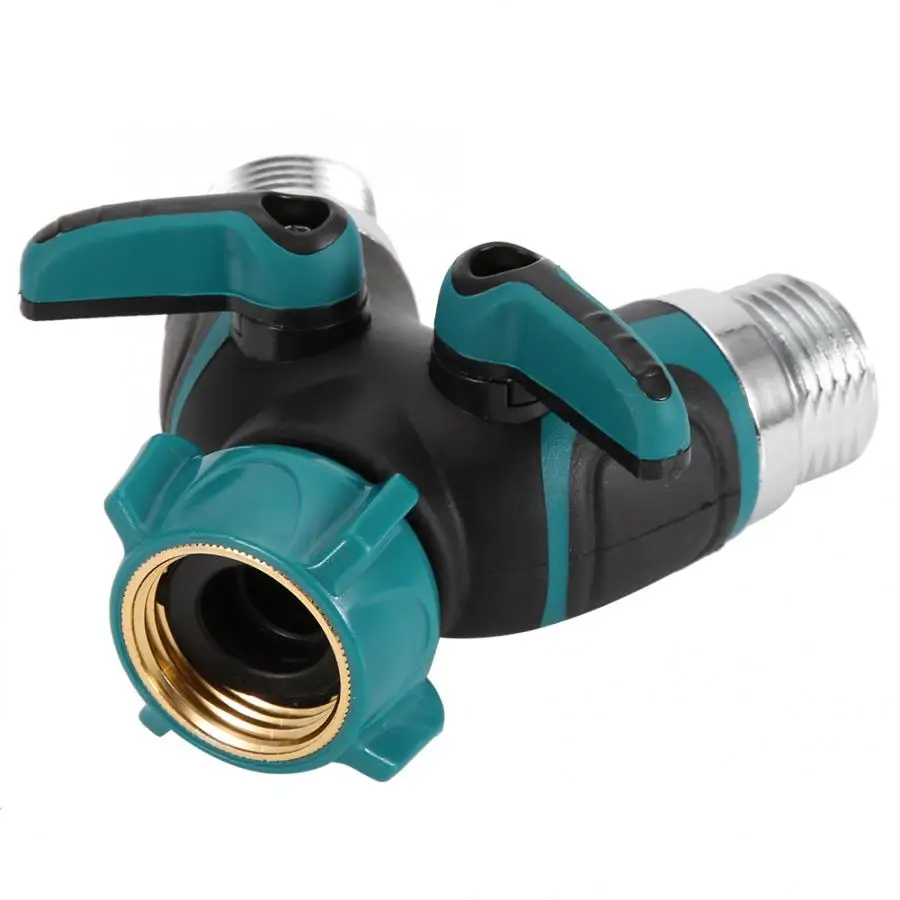 

Pvc Waterproof Tape 3/4" MNPT DN20 Zinc Alloy Y Shape 2 Way Water Hose Valve Connector Adapter For Garden Use Agriculture