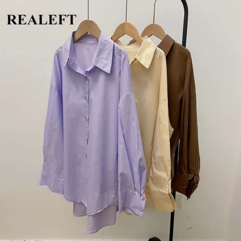  FlekmanArt Camisa holgada para mujer, camisetas relajantes de  manga larga, camisetas lisas, Beige : Ropa, Zapatos y Joyería