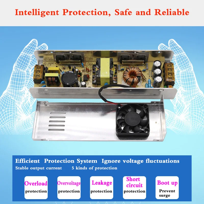 Mini AC to DC 12V 20A 240W Switching Power Supply Led Drver Lighting Transformer Adapter For LED Strip Monitoring Equipment