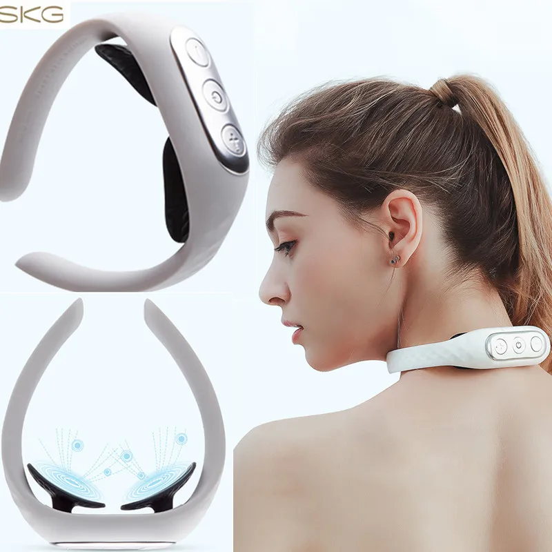 

SKG Electric Massager Back and Neck Far Infrared Heating Pain Relief Health Care Tool Relaxation Cervical Massage Physiotherap
