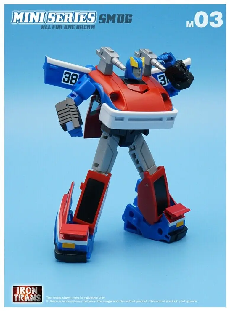 Новый IronTrans M-01 M-02 M-03 Полицейская машина Thunderbolt смога мини серии на складе