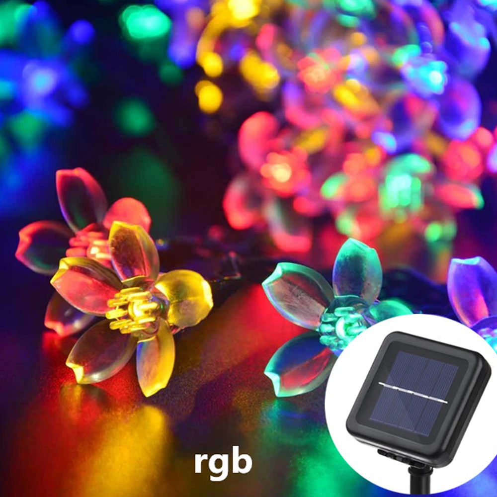 7M50 Led Solar String Light For Garden Decoration Home Party Flower Led Fairy Light Solar Lamp Outdoor Waterproof Lamp 6