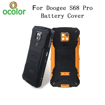

ocolor For Doogee S68 Pro Battery Cover Hard Bateria Protective Back Cover Replacement Mobile Phone Accessories
