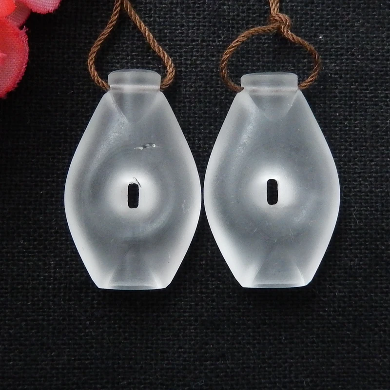 

Birthday gift, Quartzl Gemstone Fashion woman Irregular shape Earrings,Semiprecious jewelry earring set,29x18x8mm,11.6g