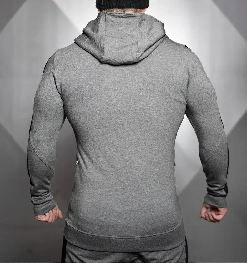 Muscle Brother, европейский и американский спортивный комплект, фитнес-костюм, мужской комплект с длинным рукавом для ночного бега, тренировочный костюм, колготки