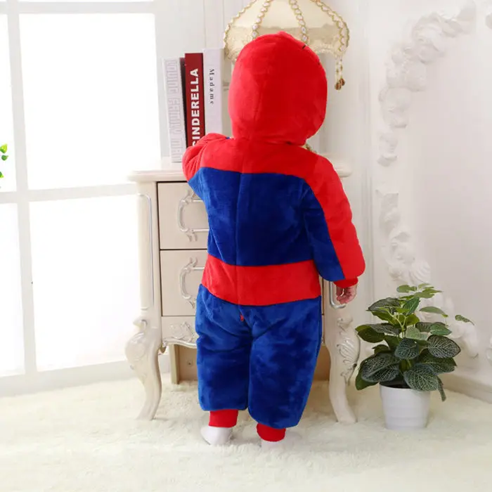 Детская зимняя одежда Детский комбинезон ребенок прогулочная одежда Детская домашняя одежда с героями мультфильмов Детская городская одежда костюм на Хэллоуин Marvel