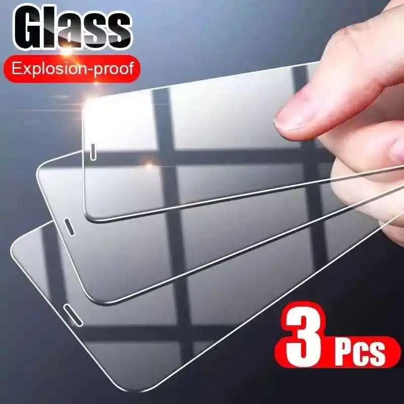 3Pcs Tempered Glass For Huawei Honor 8s 8a 8C 8X Max Note 10 Screen Protector Front Film | Мобильные телефоны и
