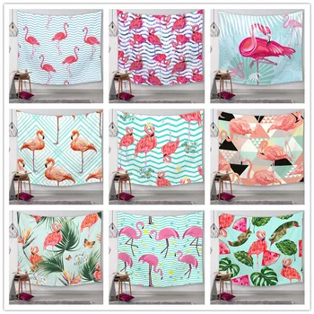 

Flamingo Style Tapestry Astrology Mandala Hippie Bedroom Living Room Backdrop Wandkleed