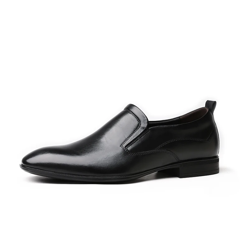 Luxury Leather Formal Men Dress Shoes Genuine Lace Up Flats Oxfords For Wedding Office Business *6631 | Обувь