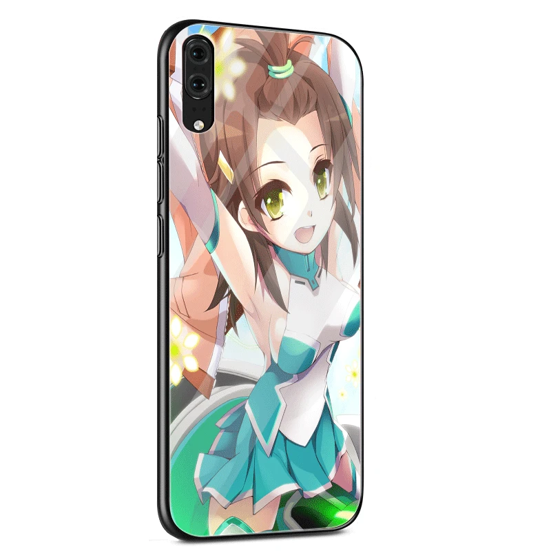 G6 Чехол для телефона стекло для huawei P30 P20 P10 Honor 10 8X Y6 Y9 mate 20 Lite Pro P Smart Cover цветок Rin-ne kouno Madoka - Цвет: G6