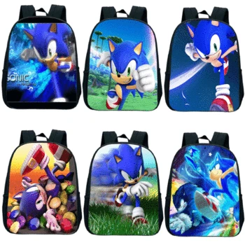

Sonic Backpack Kids School Bag Sonic Kindergarten Bag cute Children's Backpack Kids Backpacks Kids Fashion Accessory gifts