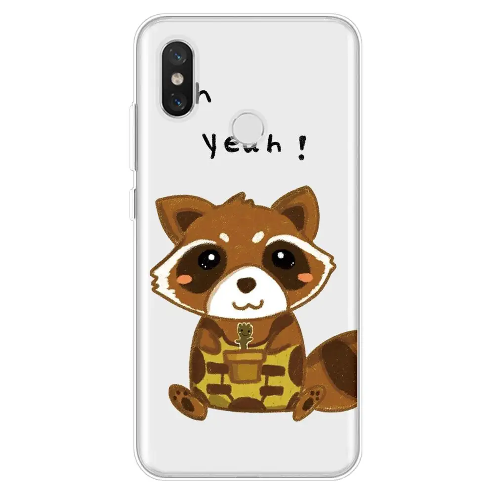 Чехол Marvel Мстители Guard Groot для TPU Xiaomi Redmi 7 GO 4X5 Plus 5A 6 Pro S2 Note 7 6 Pro 4 4X 5A для Redmi Note 5 Чехол - Цвет: 0fhuanxi