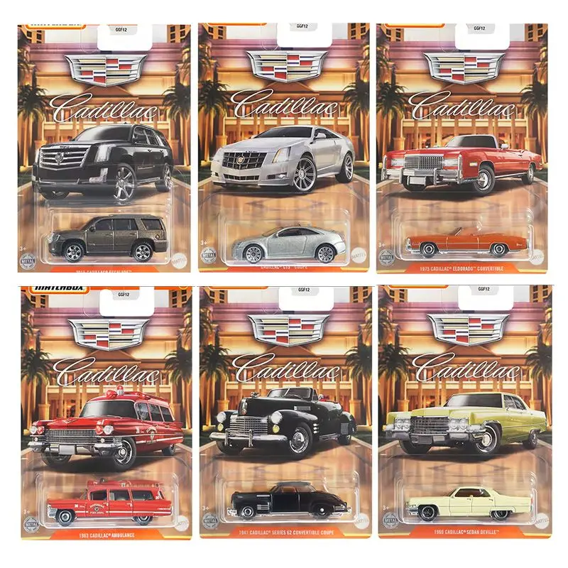 Matchbox 164 GGF12 Cadillac Series Small Sports Car Classic Car Collector Edition Metal Diecast