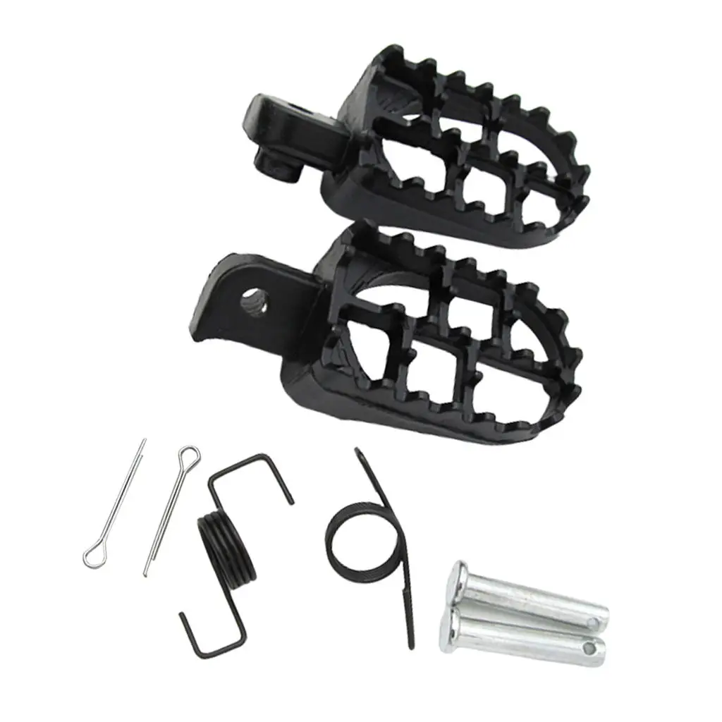 2PCS Foot Pegs Footrests L & R for Yamaha PW 50 80 TW200 PW50 PW80 50 70 110 125cc Motocross Dirt Bike