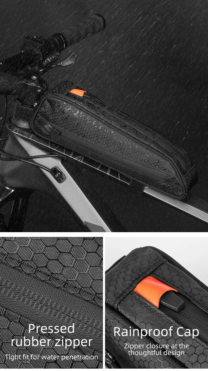 Description Picture 4 of itemROCKBROS Bicycle Bag MTB Road Multi Front Bag Frame Bag Triangle Bike Bag Tail Bag Set Daily Large Waterproof Cycling Panniers