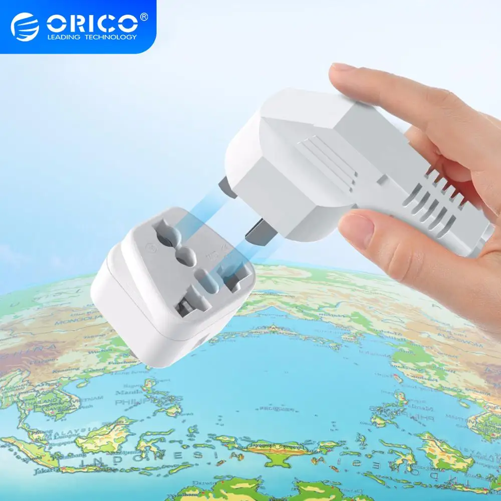 Дорожный адаптер ORICO ABS универсальный питания зарядное устройство настенная