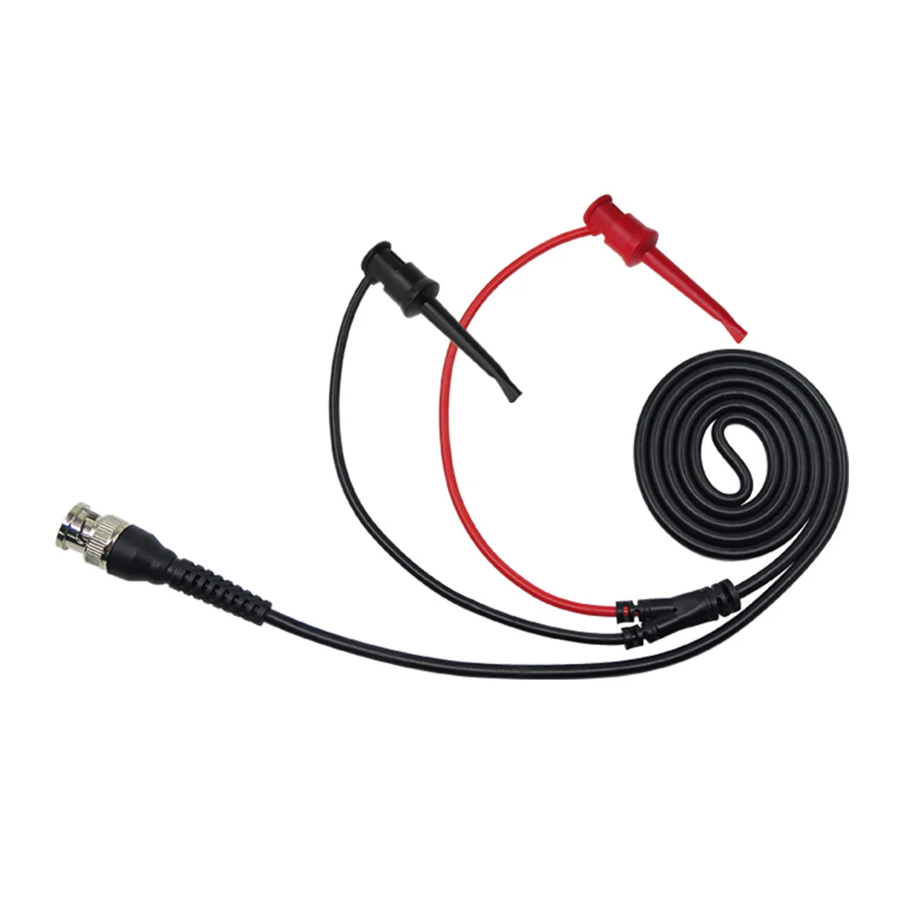 Cleqee P1007B BNC Q9 Male Plug To Dual test hooks clips probe lead Cable for Oscilloscope Signal Generator | Инструменты