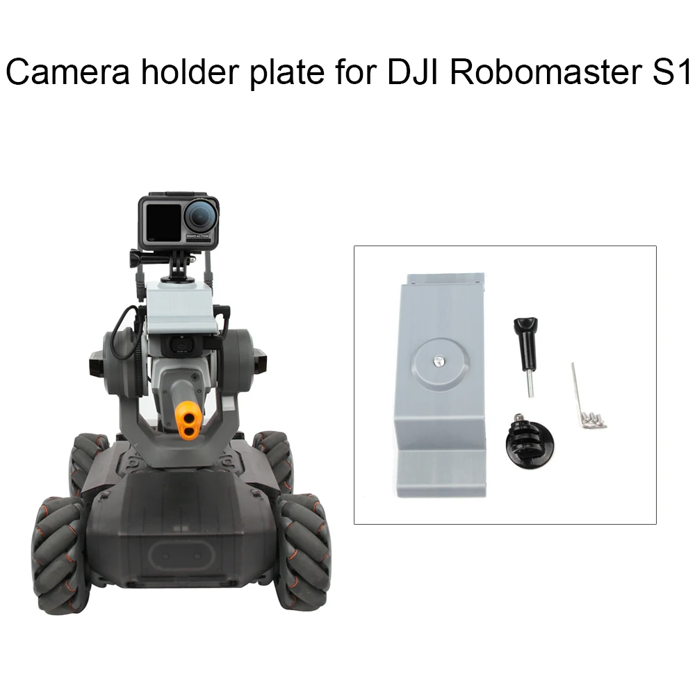 Фиксированный кронштейн адаптер стабилизатор база для DJI Robomaster S1 робот для 360 камеры Insta 360 One X Gopro держатель аксессуары