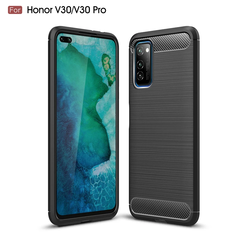 Мягкий ТПУ чехол для huawei honor v30 honor20 силиконовый защитный pro Новый матовый тонкий