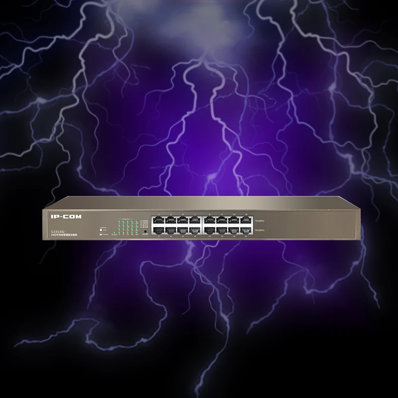 IPCOM G1016G 16 Порты рабочего Gigabit 1000 Мбит/с коммутатор Ethernet сетевой LAN концентратор