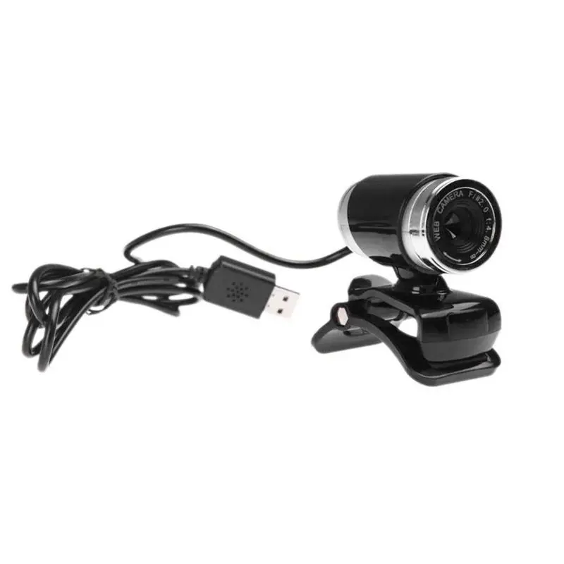 Черный USB HD веб-камера Веб-камера для ПК ноутбука Настольный компьютер аксессуары для ноутбуков 83XB - Цвет: Черный