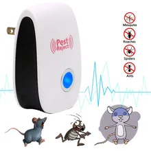 Ultrasonic Pest Repeller Mosquito Mouse Rat Multi-function Rodent Electronic Insect Repellent Mini Insect Killer Rode EU US Plug