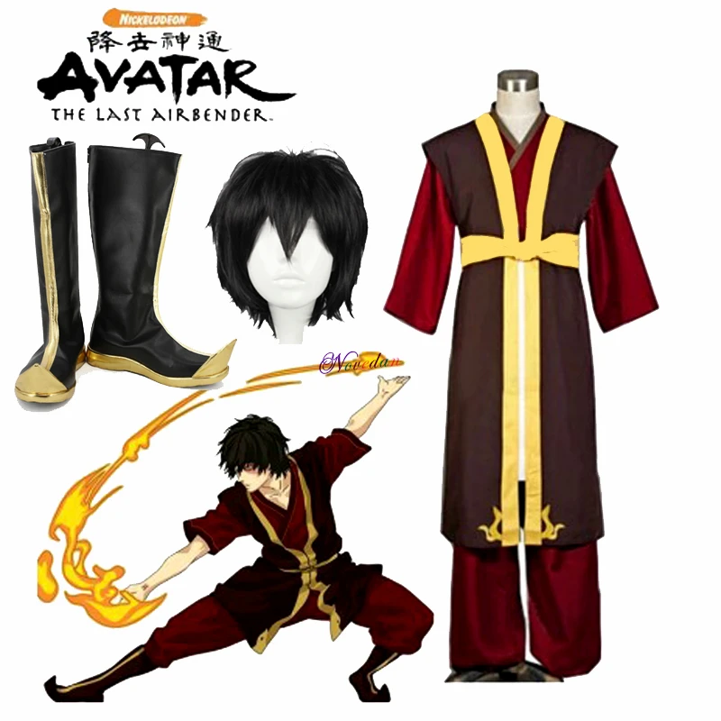 Cosplay Costume Avatar The Last Airbender Zuko Uniform Anime