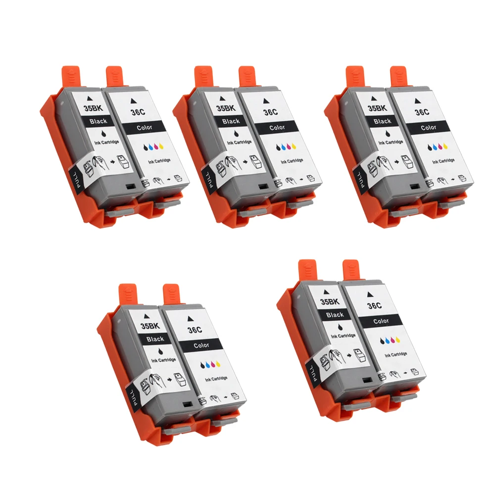 Совместимые чернильные картриджи PGI35 CLI36 для Canon PGI 35 IP100B IP100 mini260 mini320 / с