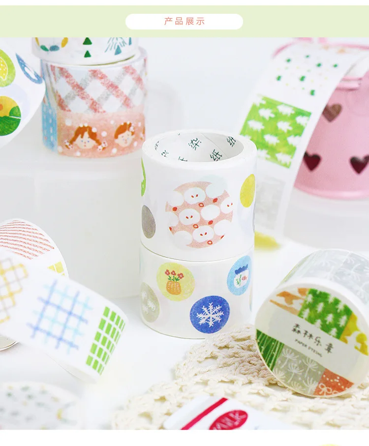 Kawaii деревенская жизнь серии васи клейкая лента DIY Скрапбукинг наклейка этикетка Маскировочная лента школьный канцелярский подарок