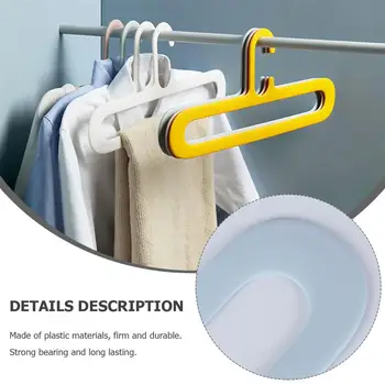

5Pcs Clothes Hangers Multifunctional Drying Rack Household Clothes Hanger Traceless Hanger For Home Storage Hangers