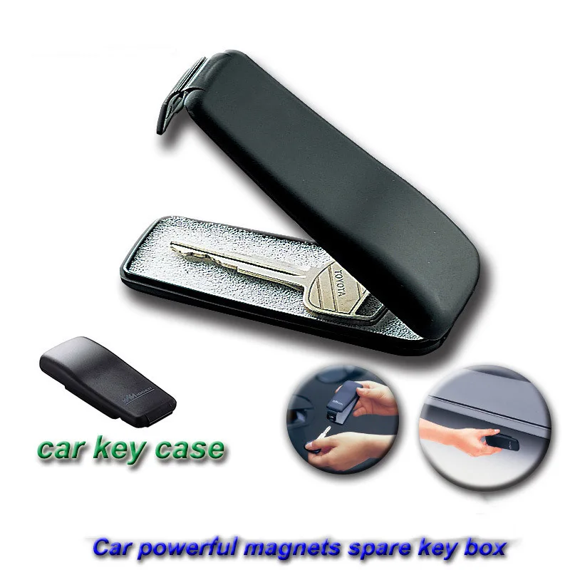 

Mini Powerful Magnetic Car Key Holder Box Outdoor Stash Key Safe Box For Car Truck Caravan Hidden Secret Storage Spare Key Box