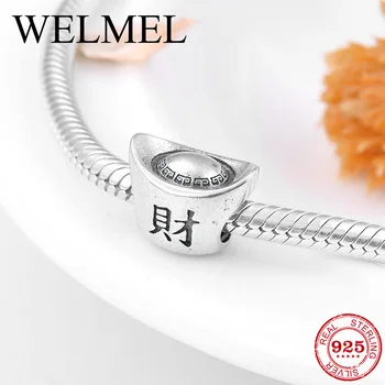 

New 925 Sterling Silver Symbolizing wealth Charms Rich Beads fit Original Charms Pandora Women Bracelet Jewelry Making