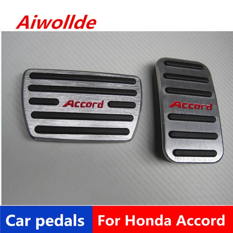 Auto Accessories Aluminium car pedals For Honda Accord Ninth generation Accelerator Pedal Brake Pedal Footrest Pedal