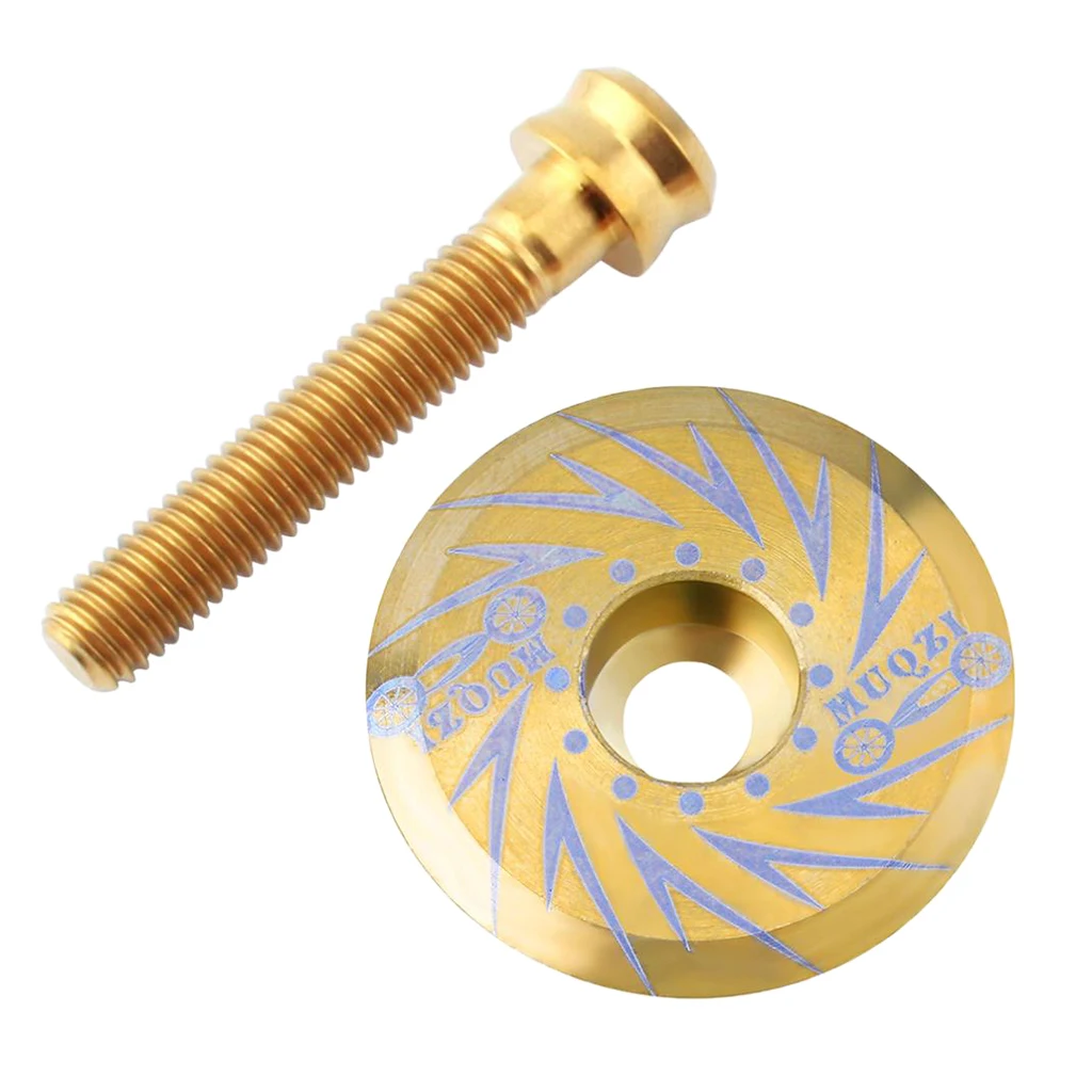 Bike  Headset Top Cap Stem Cover Bolt For MTB Road Mountain Cycles