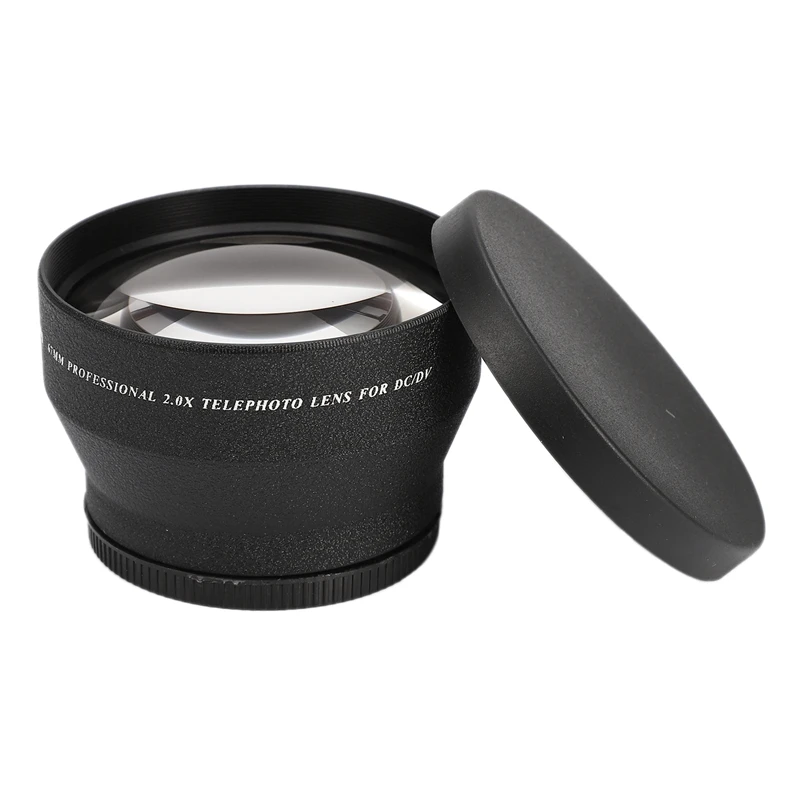 

OPQ-NEWYI Metal Macro Camera 67mm 2.0X TELE Telephoto Lens for Digital Camera 2X 67 Deluxe Digital Lenses High Resolution Precis