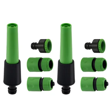 

8pcs Hosepipe Spray Set Plastic Durable Sturdy Prime Nozzle Car Washer Kit Water Sprayer Hose Connector for Car Garden Home