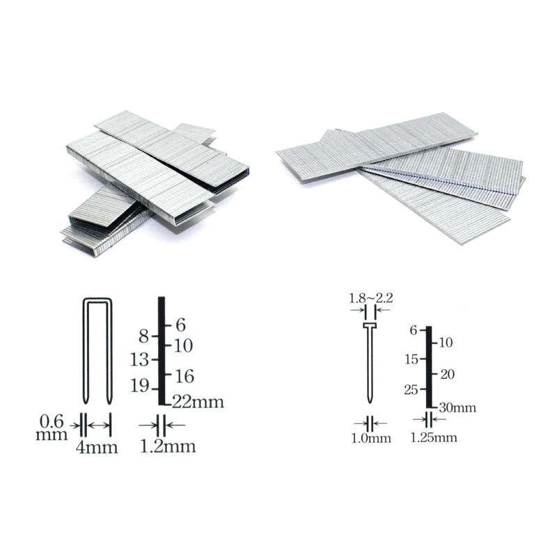 2 In 1 Electric Nais Gun Staples Framing Tacker With 300Pcs Nails For Woodworking