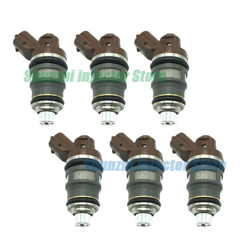6 шт. Топливные форсунки для Toyota MR2 Celica Supra турбо 3sgte 1 2jzgte 800cc OEM 1001-87092 1001 87092 100187092