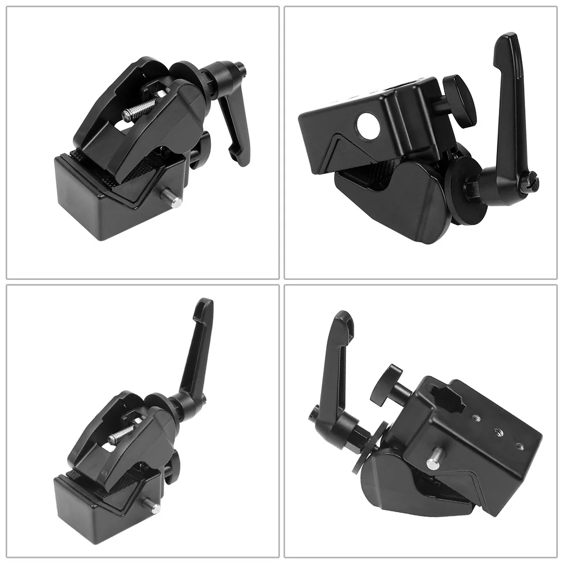 Multi-Function DSLR Camera Fixing Mount Clip Photo Studio Aluminum Alloy CNC Super Clamp For Canon For Nikon Tripod Accessories