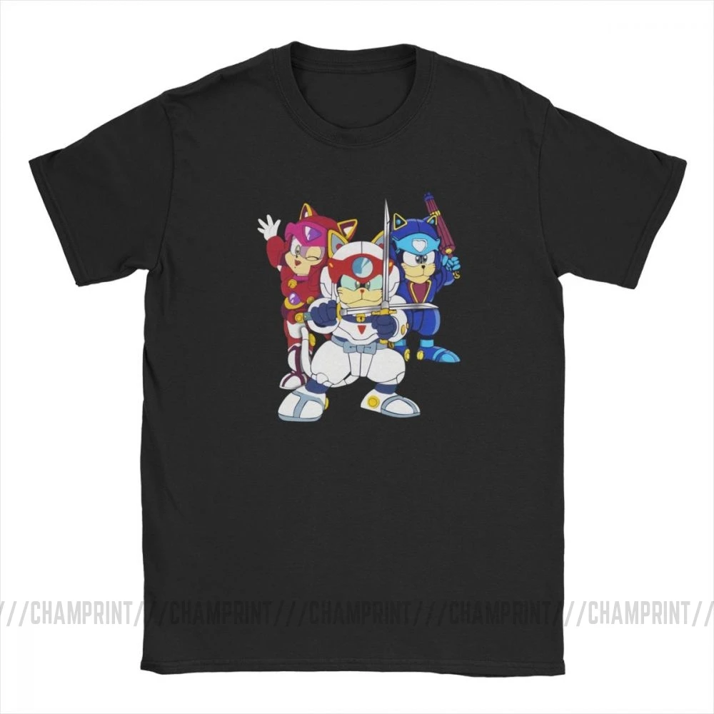 Уникальные цветные футболки Samurai Pizza Cats Group для мужчин, футболка с круглым вырезом из чистого хлопка, футболки с коротким рукавом, летняя одежда