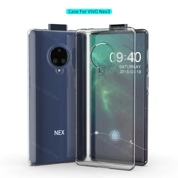 Перейти на Алиэкспресс и купить Чехол для vivo NEX 3S 5g, прозрачный силиконовый бампер из ТПУ, мягкий чехол для vivo NEX 3 5g, прозрачная задняя крышка