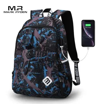 

Mark Ryden Leisure Backpack Student Water Repellen Nylon Backpack Men Material Escolar Quality Laptop Bag School Backpack
