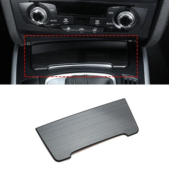 

Car C-Igarette Lighter Panel Gear Decoration Panel for A-Udi A4L A5 Q5 2009-2016 Interior Auto Accessories Brushed