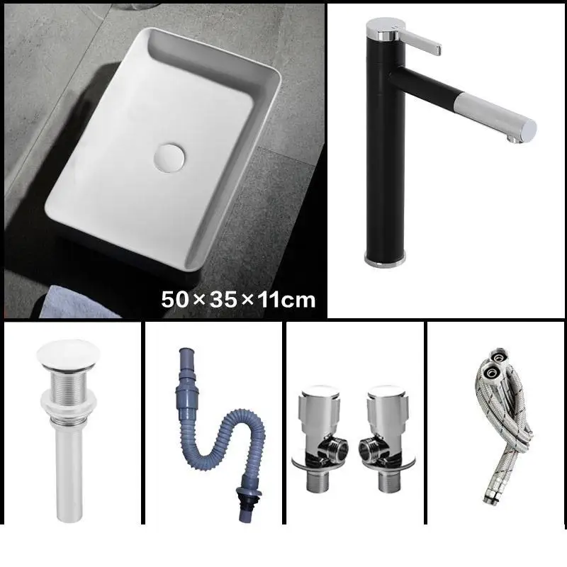 Version F Bagno Туалет Bassin Lavandino умывальник собре Encimera Waschbecken Lavatorio Evier бассейна Куба Banheiro Ванная комната раковина умывальника - Цвет: Version F