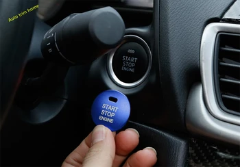 

Lapetus Interior Refit Kit Fit For Mazda 6 2016 2017 Metal Car Engine Start Stop Keyless Start System Button Sticker Cover Trim