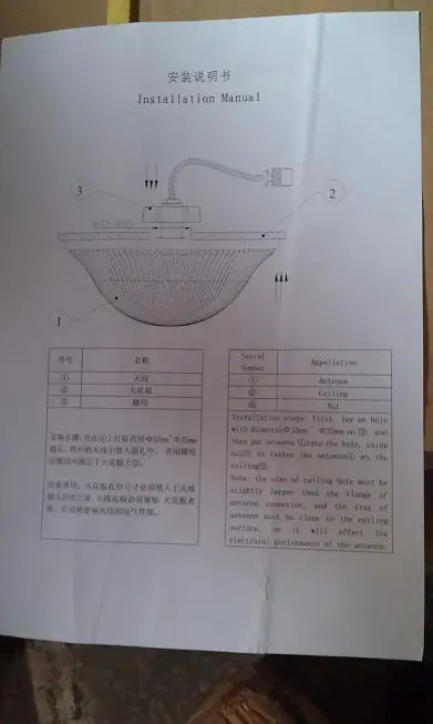 Seas Of Clouds Crystal Beautify Антенна 800-2500mhz всенаправленная привлекательная верхняя антенна специального назначения 5db Gain