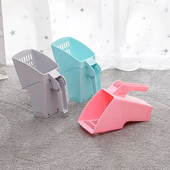 

Pet Litter Scooper Self-contained Trash Can Plastic Cats Litter Scoop Pet Cleaning Tool HKS99