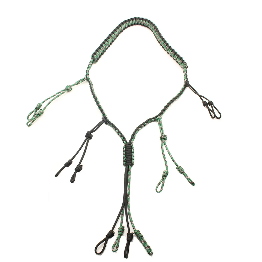 5 Hunting Duck Call Lanyard Cord Hunter Game Call Lanyard Hunting Decoy Rope with 12 Adjustable Loops Wild Bird Whistle Sling - Цвет: 5