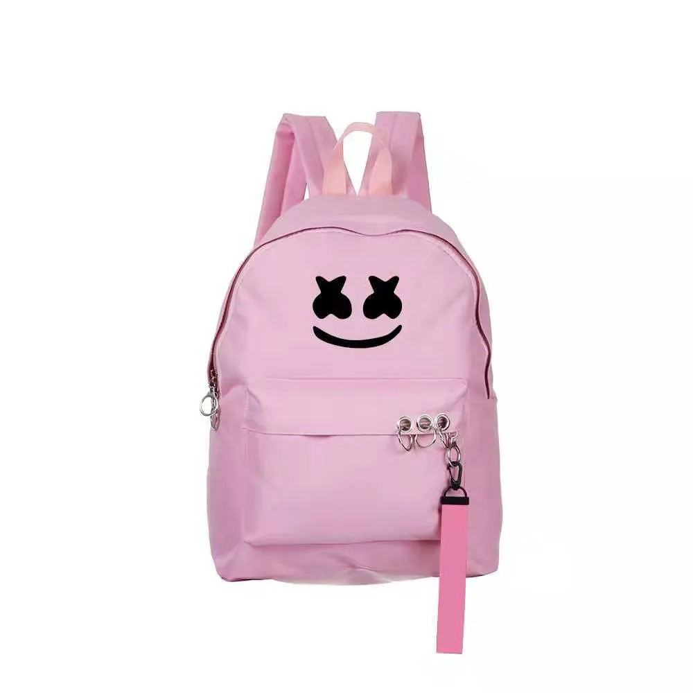 

Hot Sales Marshmallow Cosplay Fashion Backpack Student Kids DJ School Bag Pink Color Boy/Girl Notebook Bag Outdoor Leisure Bag